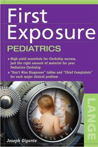 Imagen de portada: First Exposure Pediatrics 1st edition 9780071441704