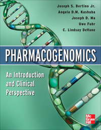 Cover image: Pharmacogenomics An Introduction and Clinical Perspective 1st edition 9780071741699