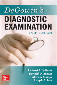表紙画像: DeGowin's Diagnostic Examination, Tenth Edition 10th edition 9780071814478