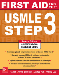 Cover image: First Aid for the USMLE Step 3, Fourth Edition 4th edition 9780071825962