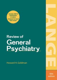 Cover image: Review of General Psychiatry, Fifth Edition 5th edition 9780838584347