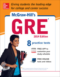 Cover image: McGraw-Hill's GRE, 2014 Edition 5th edition 9780071817479