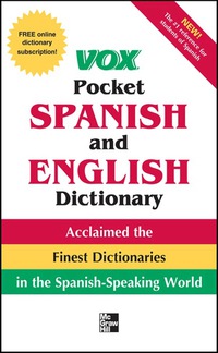表紙画像: Vox Pocket Spanish-English Dictionary 1st edition 9780071742900