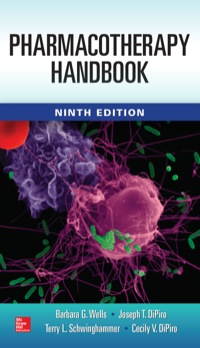 Cover image: Pharmacotherapy Handbook, 9/E 9th edition 9780071821285