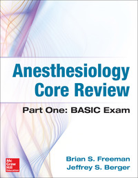 Cover image: Anesthesiology Core Review 1st edition 9780071821377