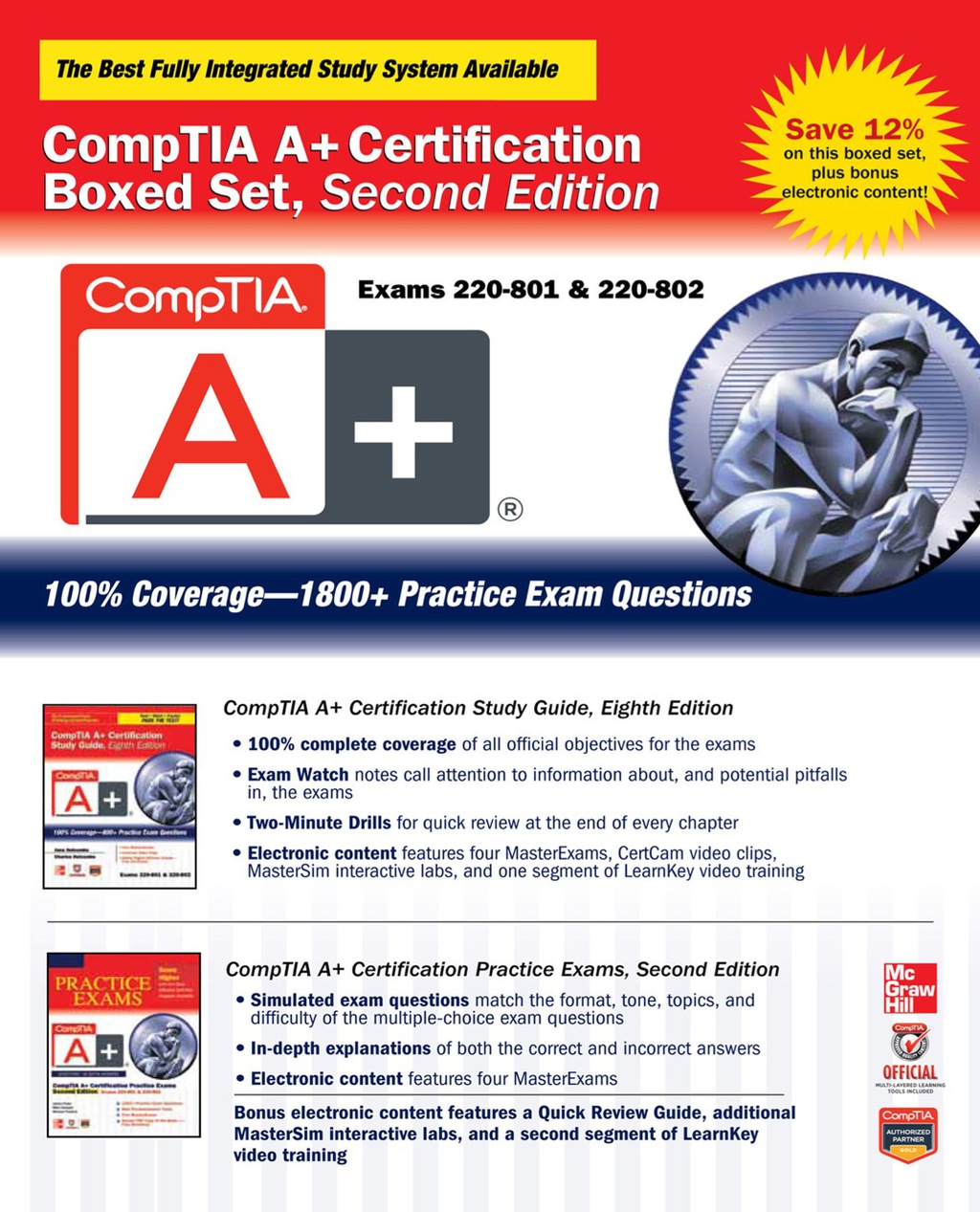 CompTIA A+ Certification Boxed Set, Second Edition (Exams 220-801 & 220-802) 2nd Edition