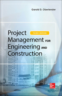 Imagen de portada: Project Management for Engineering and Construction 3rd edition 9780071822312