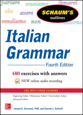Cover image: Schaum's Outline of Italian Grammar 4th edition 9780071823609