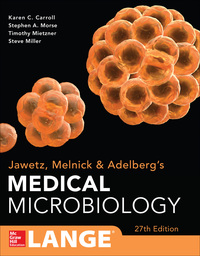 Imagen de portada: Jawetz Melnick & Adelbergs Medical Microbiology 27th edition 9780071824989
