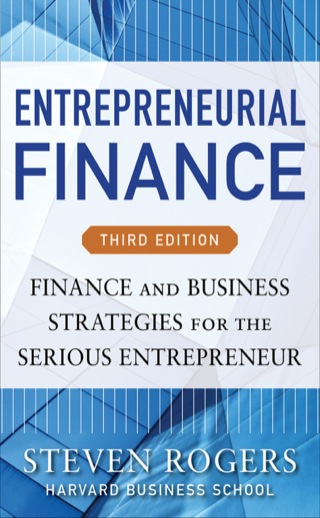 Cover image: Entrepreneurial Finance:  Finance and Business Strategies for the Serious Entrepreneur 3rd edition 9780071825399