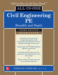 Cover image: Civil Engineering All-In-One PE Exam Guide: Breadth and Depth, Third Edition 3rd edition 9780071821957