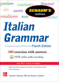 صورة الغلاف: Schaum's Outline of Italian Grammar, 4th Edition 4th edition 9780071823609