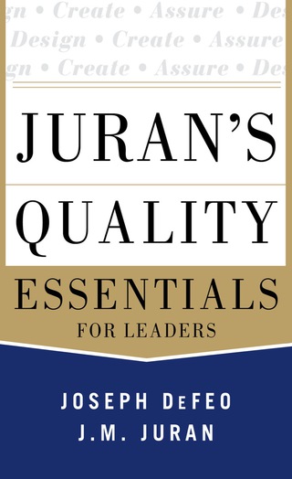 Imagen de portada: Juran's Quality Essentials 1st edition 9780071825917
