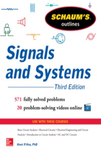 Cover image: Schaum’s Outline of Signals and Systems 3rd edition 9780071829465