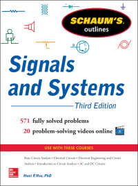 Cover image: Schaum’s Outline of Signals and Systems 3ed. 3rd edition 9780071829465