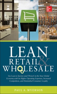 Cover image: Lean Retail and Wholesale 1st edition 9780071829854