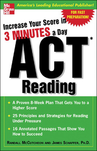 Imagen de portada: Increase Your Score In 3 Minutes A Day: ACT Reading 1st edition 9780071456678