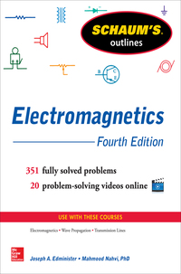 表紙画像: Schaum's Outline of Electromagnetics, 4th Edition 4th edition 9780071831475