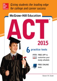 Cover image: McGraw-Hill Education ACT, 2015 Edition 1st edition 9780071831857