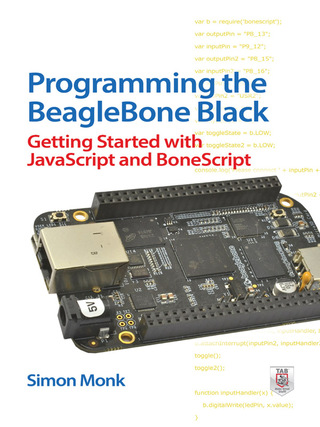 Omslagafbeelding: Programming the BeagleBone Black: Getting Started with JavaScript and BoneScript 1st edition 9780071832120