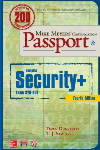 Cover image: Mike Meyers’ CompTIA Security+ Certification Passport, Fourth Edition  (Exam SY0-401) 4th edition 9780071832144