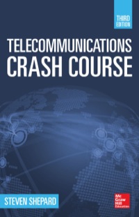 Cover image: Telecommunications Crash Course 3rd edition 9780071832663