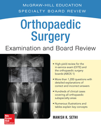 Cover image: Orthopaedic Surgery Examination and Board Review 1st edition 9780071832809