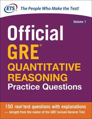 Cover image: Official GRE Quantitative Reasoning Practice Questions 1st edition 9780071834322