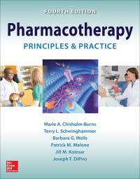 Cover image: Pharmacotherapy Principles and Practice 4th edition 9780071835022