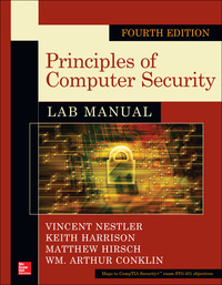 Cover image: Principles of Computer Security Lab Manual 4th edition 9780071836555