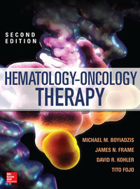 Imagen de portada: Hematology - Oncology Therapy 2nd edition 9780071637893