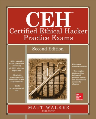 Cover image: CEH Certified Ethical Hacker Practice Exams 2nd edition 9780071838733