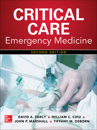 Cover image: Critical Care Emergency Medicine, Second Edition 2nd edition 9780071838764