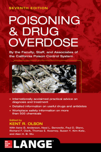 表紙画像: Poisoning and Drug Overdose 7th edition 9780071839792