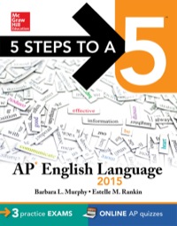 Cover image: 5 Steps to a 5 AP English Language, 2015 Edition 6th edition 9780071840286