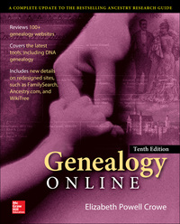 Imagen de portada: Genealogy Online, Tenth Edition 1st edition 9780071841108