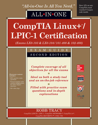 Imagen de portada: CompTIA Linux+/LPIC-1 Certification All-in-One Exam Guide, Second Edition (Exams LX0-103 & LX0-104/101-400 & 102-400) 2nd edition 9780071841689