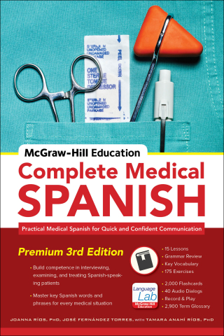 Omslagafbeelding: McGraw-Hill Education Complete Medical Spanish 2nd edition 9780071841887