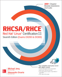 Cover image: RHCSA/RHCE Red Hat Linux Certification Study Guide (Exams EX200 & EX300) 7th edition 9780071841962