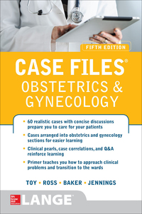 Imagen de portada: Case Files Obstetrics and Gynecology, Fifth Edition 5th edition 9780071848725