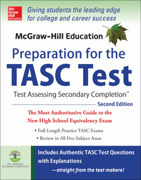 صورة الغلاف: McGraw-Hill Education Preparation for the TASC Test 2nd Edition 2nd edition 9780071843874