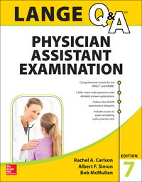 Cover image: LANGE Q&A Physician Assistant Examination, Seventh Edition 7th edition 9780071845052