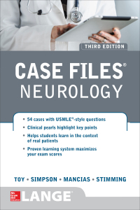 Cover image: Case Files Neurology, Third Edition 3rd edition 9780071848008