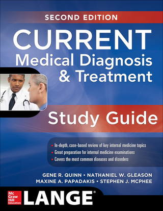 Cover image: CURRENT Medical Diagnosis and Treatment Study Guide 2nd edition 9780071848053