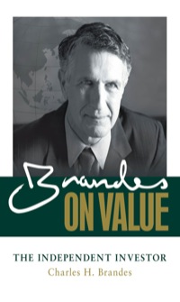 Cover image: Brandes on Value: The Independent Investor 1st edition 9780071849357