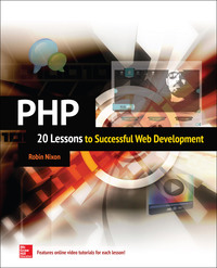 صورة الغلاف: PHP: 20 Lessons to Successful Web Development 1st edition 9780071849876