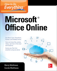 Imagen de portada: How to Do Everything: Microsoft Office Online 1st edition 9780071850070