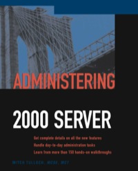 Cover image: Administering Exchange 2000 Server 1st edition 9780072127089