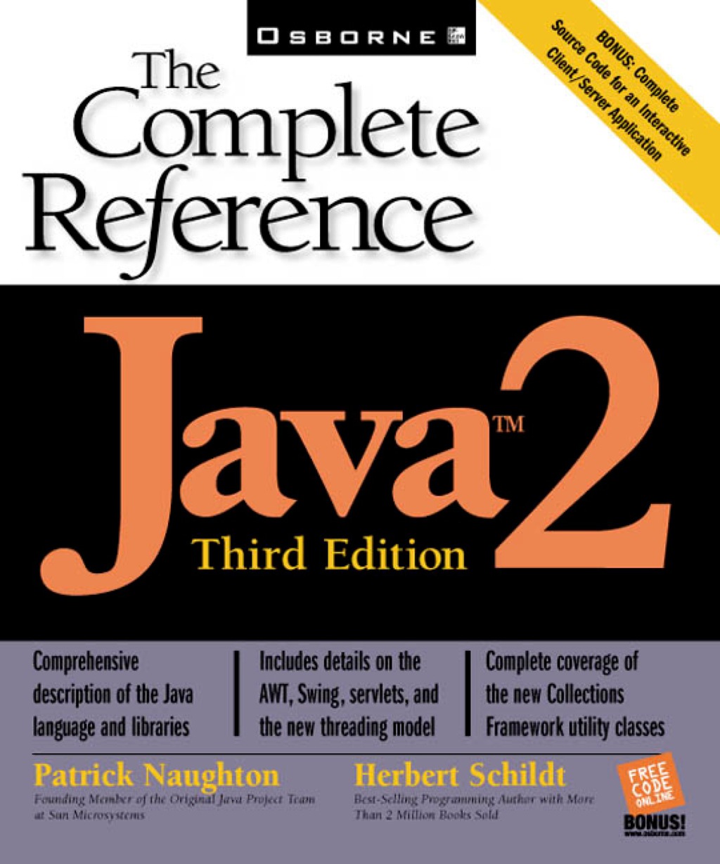 Java 2: The Complete Reference - 1st Edition (eBook)