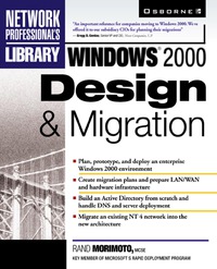 صورة الغلاف: Windows 2000 Design & Migration 1st edition 9780072122053